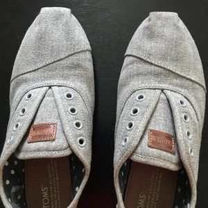 Toms, Grey, Woman, 7.5